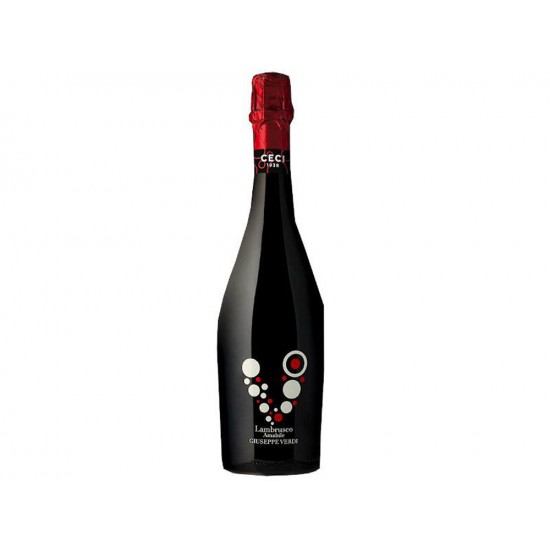 Italian Red Sparkling Wine Lambrusco Amabile Giuseppe Verdi Ceci 750ml