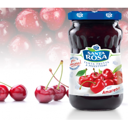 Italian Amarene Cherries Jam Santa Rosa 350g