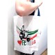 Canvas Shopping Bag White Vespa Italy