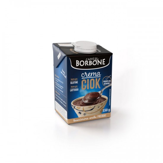 Italský čokoládový krém teplý nebo studený Borbone připravený k jídlu 550g
