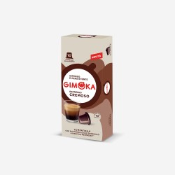 10 Capsules Gimoka Espresso Cremoso Compatible with Nespresso