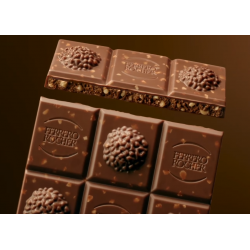 Italian Dark 55% Chocolate with Hazelnut Bar Ferrero 90g 