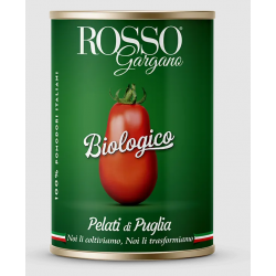 Rosso Gargano Bio italská loupaná rajčata z Apulie 400g