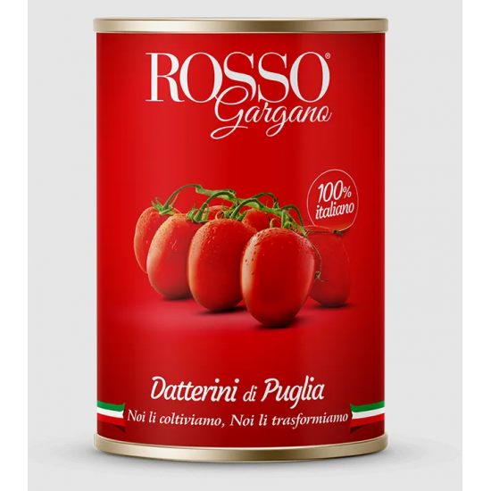 Rosso Gargano Italská rajčata Datterini z Apulie 400g